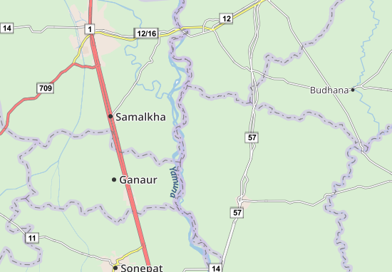 Kaart Plattegrond Chhaprauli