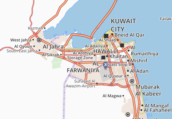 Karte Stadtplan Al Ferdous 9