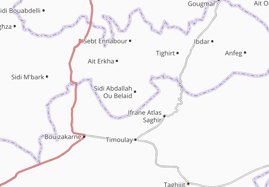 Sidi Abdallah Ou Belaid Map