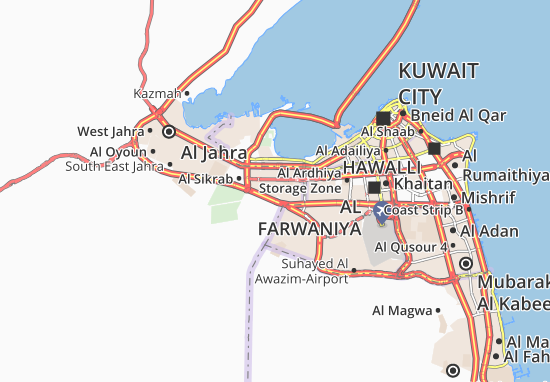 Kaart Plattegrond Al Sulaibiya Residential