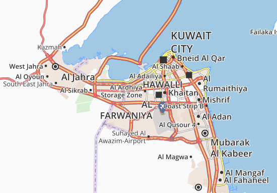 Kaart Plattegrond Al Ardhiya 7