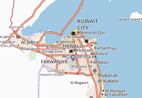 Mapa Al Omariya