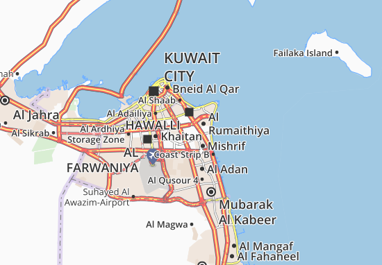 Karte Stadtplan Bayan