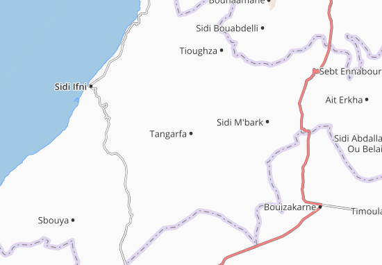 Karte Stadtplan Tangarfa
