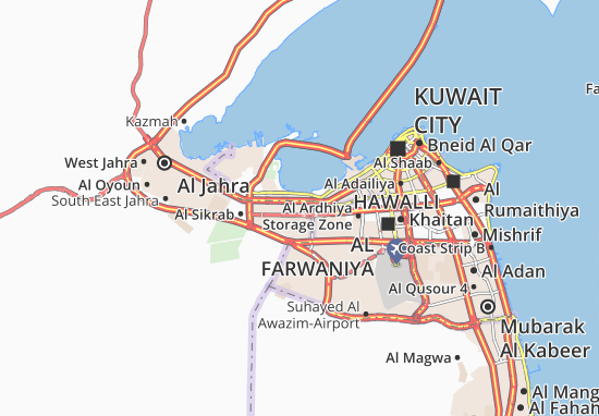 Karte Stadtplan Maqbara
