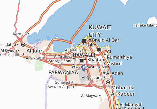 Karte Stadtplan Al Rai