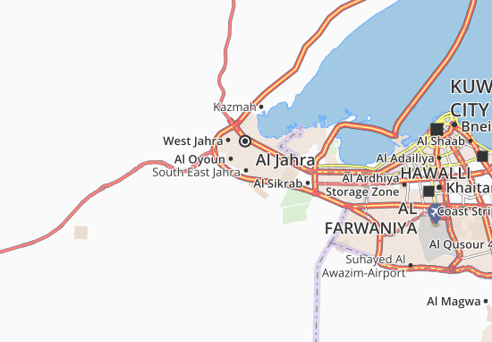 South East Jahra Map