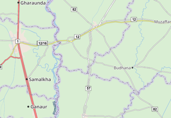 Mapa Kandhla