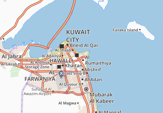 Kaart Plattegrond Al Salmiyah