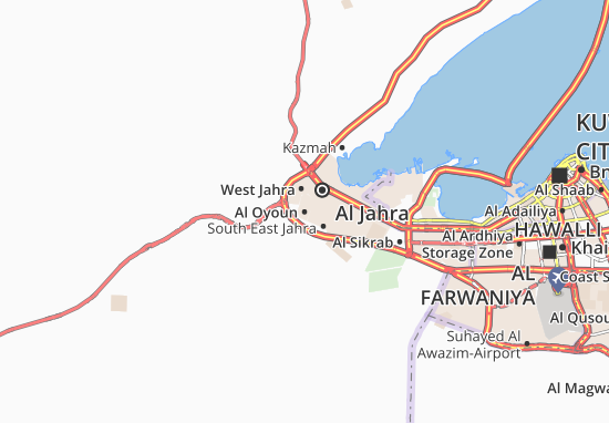 Kaart Plattegrond Al Oyoun