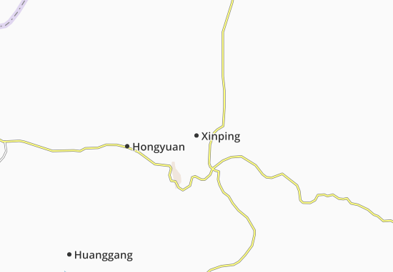 Kaart Plattegrond Xinping