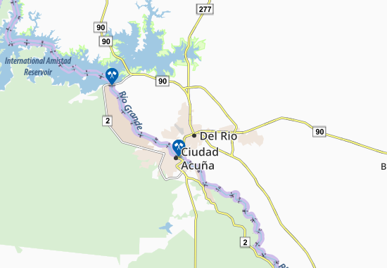 Del Rio Map