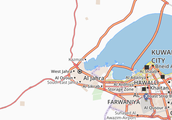 Karte Stadtplan Kazmah