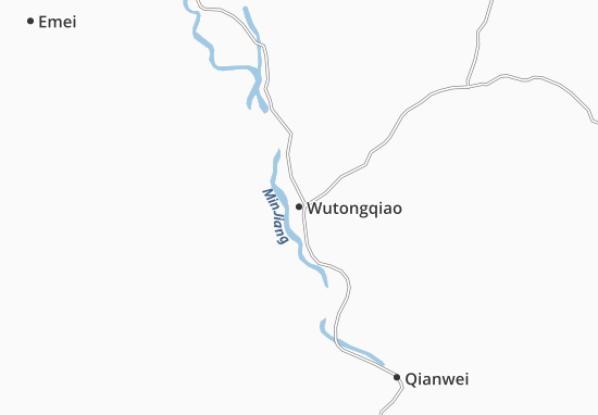 Kaart Plattegrond Wutongqiao