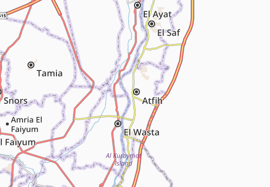 Karte Stadtplan Atfih