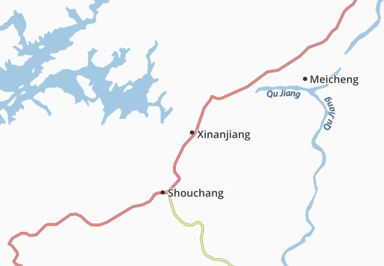 Mapa Xinanjiang