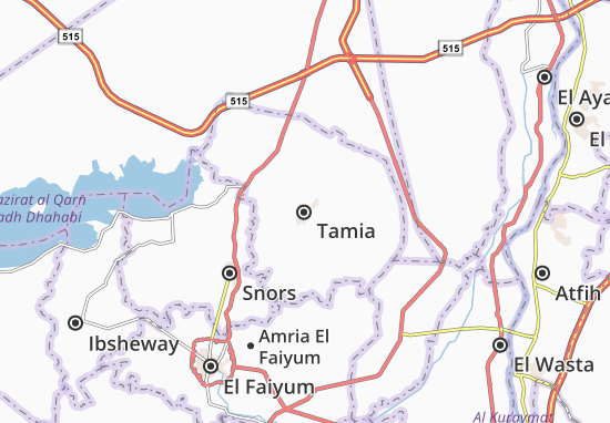 Karte Stadtplan Tamia
