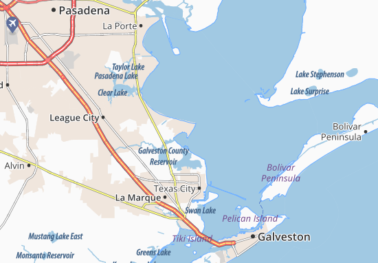Karte Stadtplan San Leon