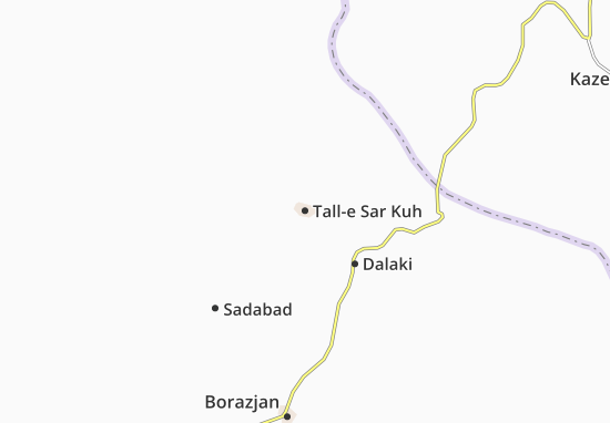 Tall-e Sar Kuh Map