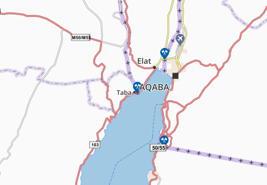 Karte Stadtplan Taba