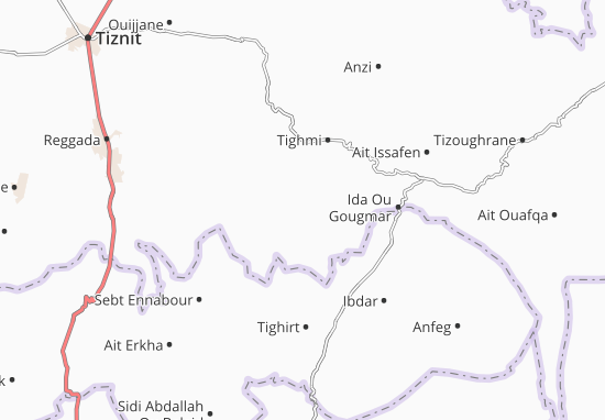 Karte Stadtplan Sidi Ahmed Ou Moussa
