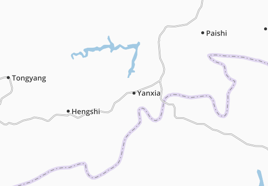 Mapa Yanxia