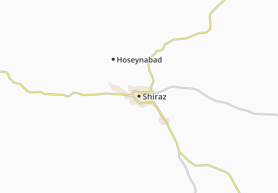 Kaart Plattegrond Shiraz
