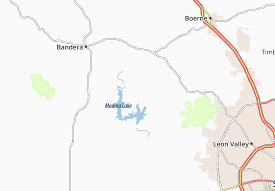 Mapa Lakehills