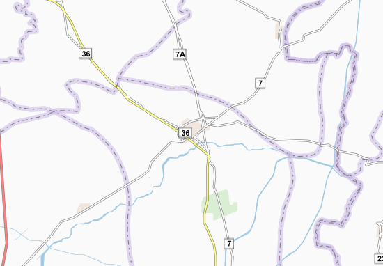 Karte Stadtplan Hanumangarh