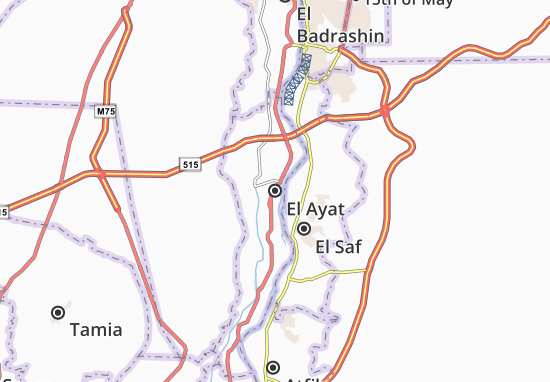 Kaart Plattegrond El Ayat