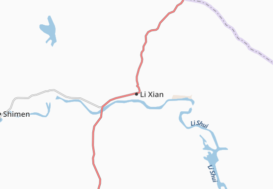 Karte Stadtplan Li Xian