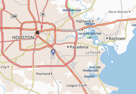 Pasadena Map