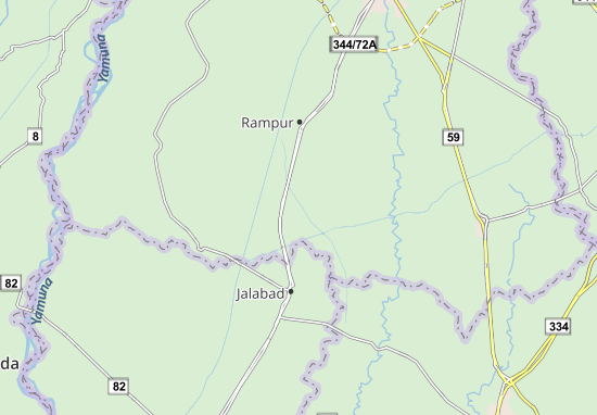 Kaart Plattegrond Kalarpur
