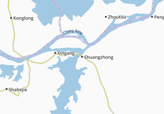 Mapa Shuangzhong