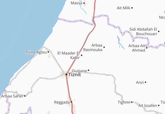 Mapa El Maader El Kabir