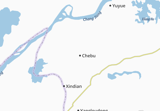 Karte Stadtplan Chebu
