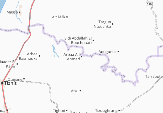 Karte Stadtplan Arbaa Ait Ahmed