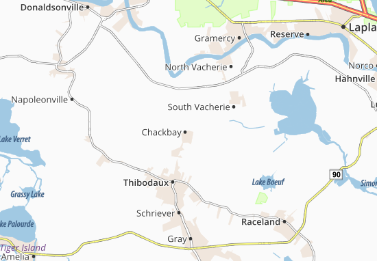 Karte Stadtplan Chackbay