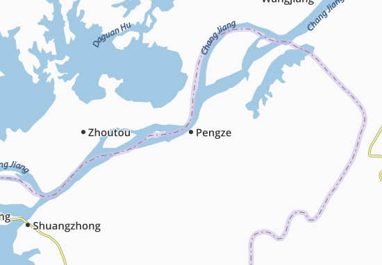 Pengze Map