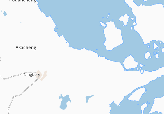 Kaart Plattegrond Zhenhai
