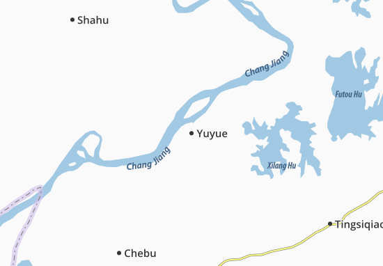 Karte Stadtplan Yuyue