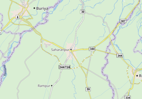 Saharanpur Map