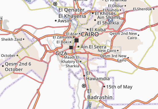Kaart Plattegrond Dar El Salam