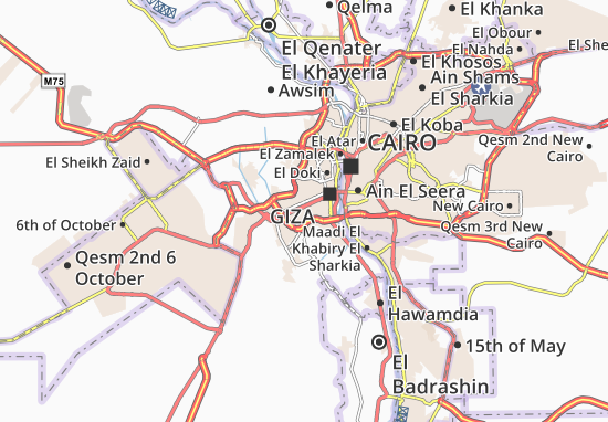 Karte Stadtplan El Talbia