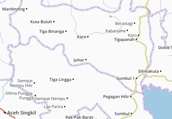 Mapa Juhar