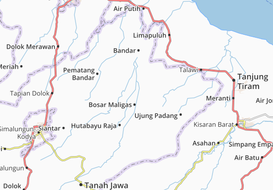 Karte Stadtplan Bosar Maligas