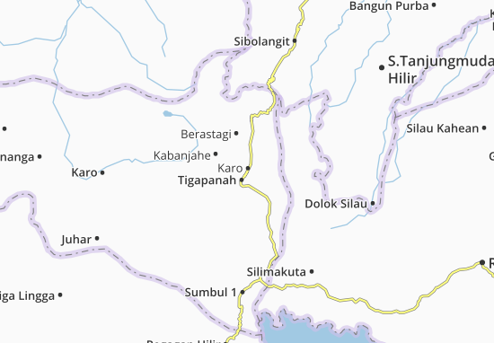 Karte Stadtplan Tigapanah