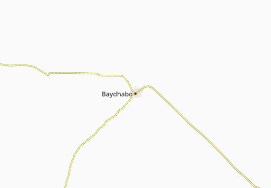 Kaart Plattegrond Baydhabo