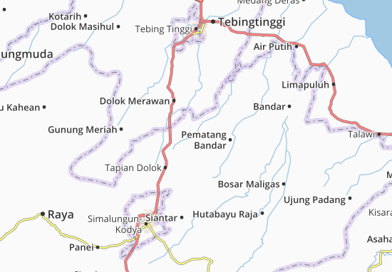 Karte Stadtplan Dolok Batunanggar