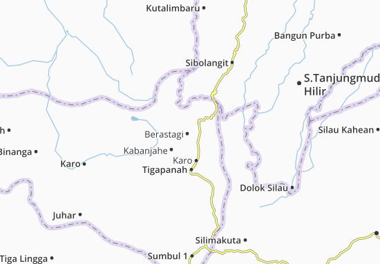 Berastagi Map